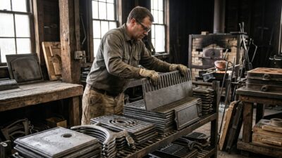 Печное литьё как ниша: колосники, дверцы и плиты