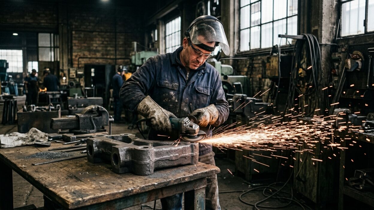 Постобработка отливок: обрубка, очистка и окраска перед сдачей